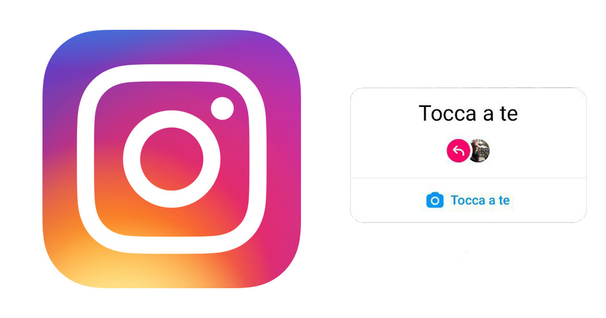 Instagram Adesivo Tocca a Te