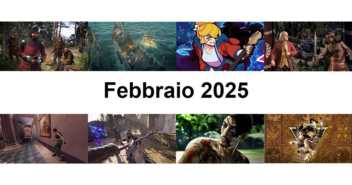 Giochi in Uscita Febbraio 2025