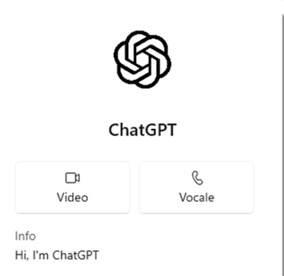 ChatGPT Contatto WhatsApp