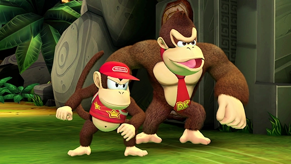 donkey kong country returns - Donkey Kong e  Diddy Kong