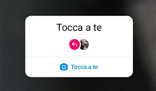 Instagram adesivo tocca a te