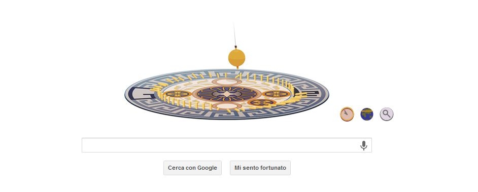 Google celebra Léon Foucault con un Doodle