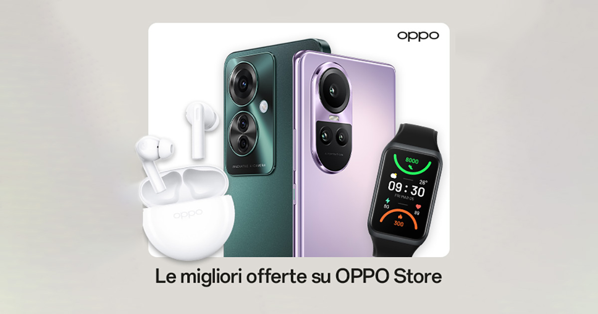 Offerte su OPPO Store Italia